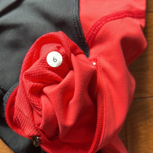 ❤️LULULEMON RUN ICE QUEEN PANT-BLACK/LOVE RED-6❤️ - Picture 14 of 16